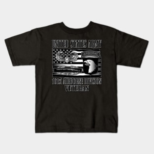 101st Airborne Division- Combat Veteran Kids T-Shirt